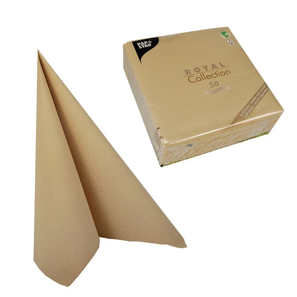 PAP-SERWETKI *RC* 40X40 A'50 82360 PIASEK BEŻ/UNI SAND