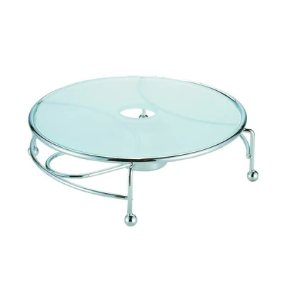 TAD-PODGRZEWACZ SZKLANY OKRĄGŁY I ŚWIECZKA W3505