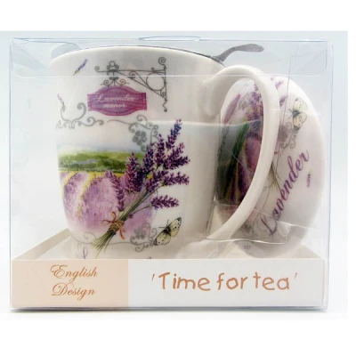 TOM-KUBEK Z ZAPARZACZEM 400ML LAWENDA CU3-119