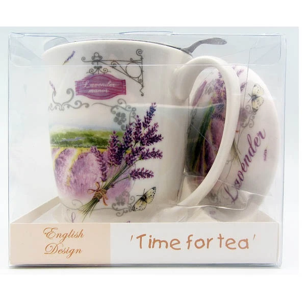 TOM-KUBEK Z ZAPARZACZEM 400ML LAWENDA CU3-119