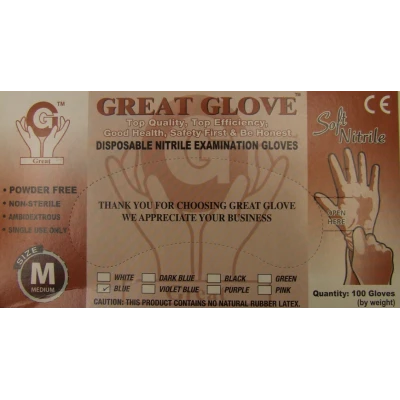 SORIMEX-REKAWICE NITRYL*M*100SZT BEZPUDROWE GG BLUE