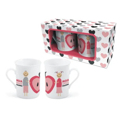 BG-ZESTAW 2 KUBKÓW NBC *MOJA DRUGA POŁÓWKA*