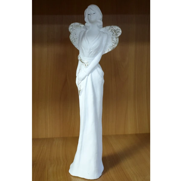 CA-ANIOŁ GIPSOWY BIAŁY B0164