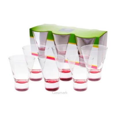 GLASMARK-6 SZKALNEK 220ML *MALOWANY SPÓD*