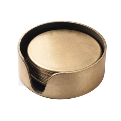 MON-KPL.6 PODSTAWEK POD KUBKI ZŁOTE 5876