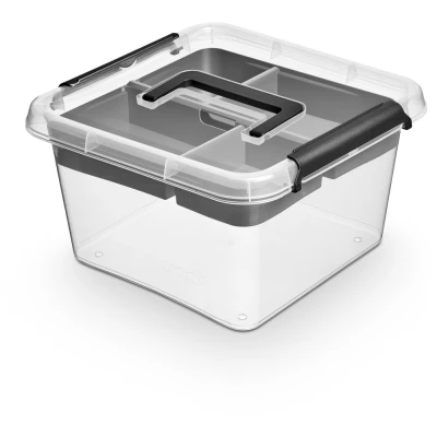 POJEMNIK BOX Z RĄCZKĄ I INSERTEM 9L 1387