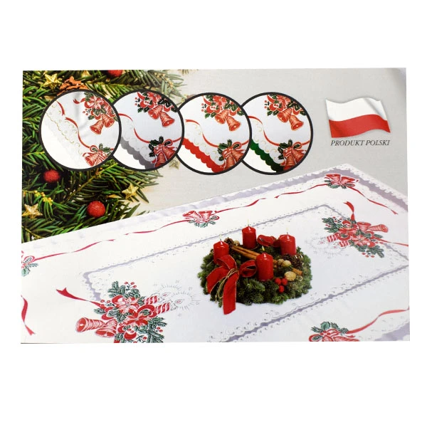 ROD-OBRUS/BIEŻNIK 85X85 BOŻE NARODZENIE