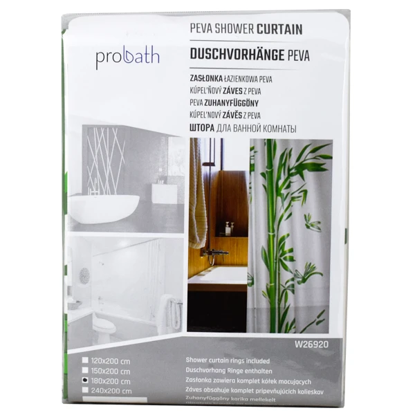 ZASŁONA ŁAZIENKOWA PEVA 150/200 W26920 BAMBUS