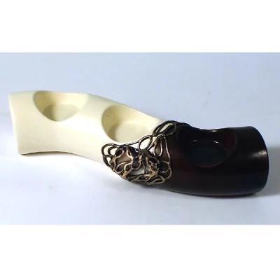 CER-ŚWIECZNIK ŚLIMAK III *DECOR 1/2VENGE/BRĄZ* C-472-1/2DV/BR