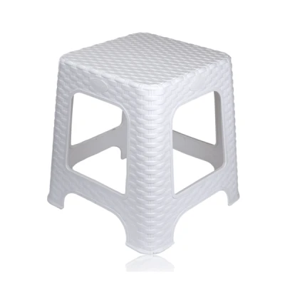 KATEX-TABORET *RATTAN* MIDI BIAŁY