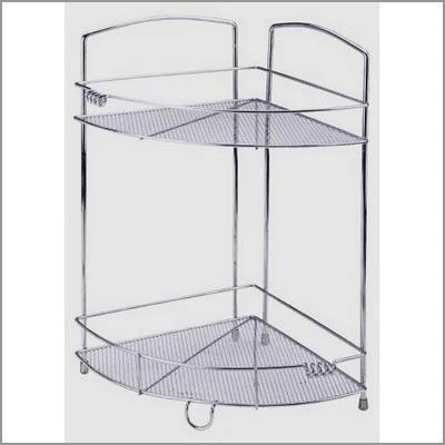 MX3111-PÓŁKA ŁAZIENKOWA NAROŻNA 2 POZIOMOWA