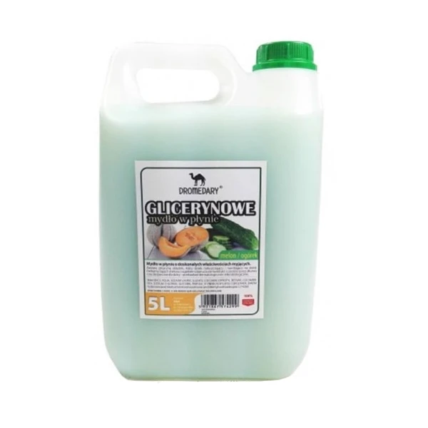 MYDŁO GLICERYNOWE W PŁYNIE 5L MELON/OGÓREK