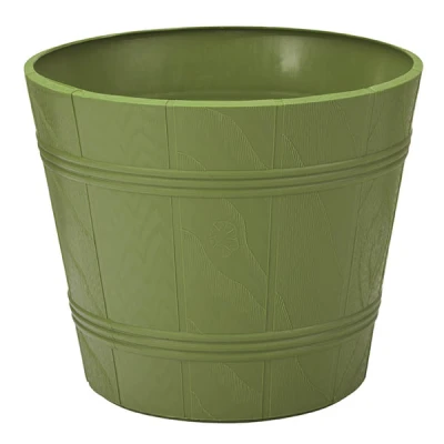 OSŁONKA DREWNOPODOBNA 6 ZIELONA OLIWKOWA h32 fi38