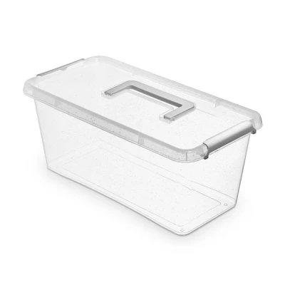 POJEMNIK *NANO BOX JONY SREBRA* Z RĄCZKĄ 8L Z/P 1423