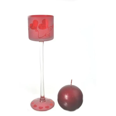 SIGMA-ŚWIECZNIK *807* H35 CZERWONE SERCA/106