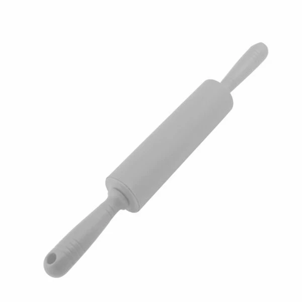 TAD-WAŁEK DO CIASTA *SILICO* 42,5X5,3CM RĄCZKA PLASTIK SZARA