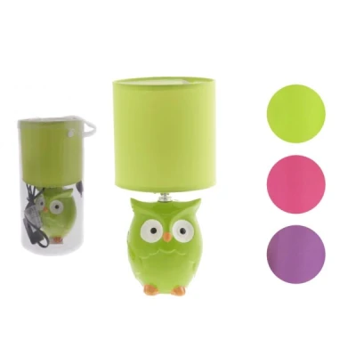 EM-LAMPKA CERAMICZNA *SOWA* HS6166-S