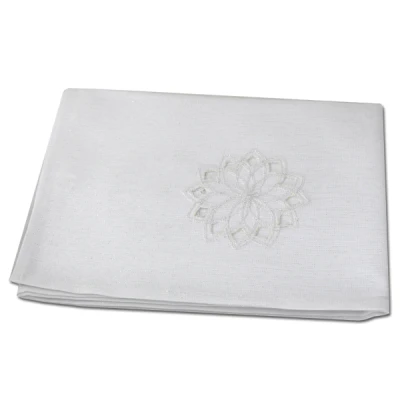 MESA-SERWETA/BIEŻNIK HAFT 40X180 BIAŁY 378