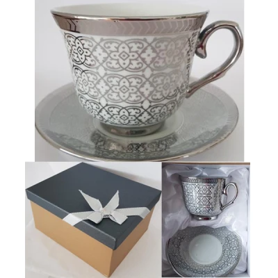 MMG-FILIŻANKA+SPODEK 250ML GP-2013S