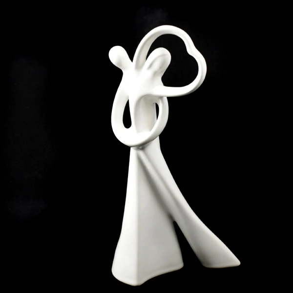 CER-AKT PARA SERCE Z RĄK *SZKLIWO BIAŁE* C-961SZB