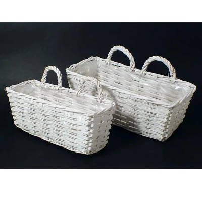 DM-2 KOSZE WIKLINOWE DO ZAWIESZANIA BIAŁE DM15184S/2