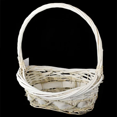 DM-KOSZ WIKLINA BIAŁY ŚREDNI OWALNY  015503