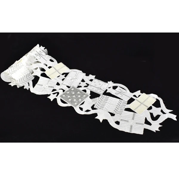 MESA-BIEŻNIK ŚWIĄTECZNY 20X160 BIEL 908