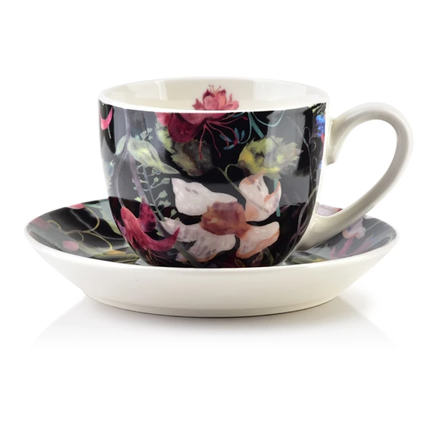 MON- FILIŻANKA+SPODEK *HARPER* 3466