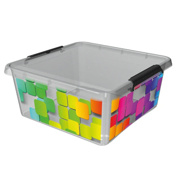 POJEMNIK *SIMPLE BOX* IML KOSTKA 3D 18L Z/P 1612