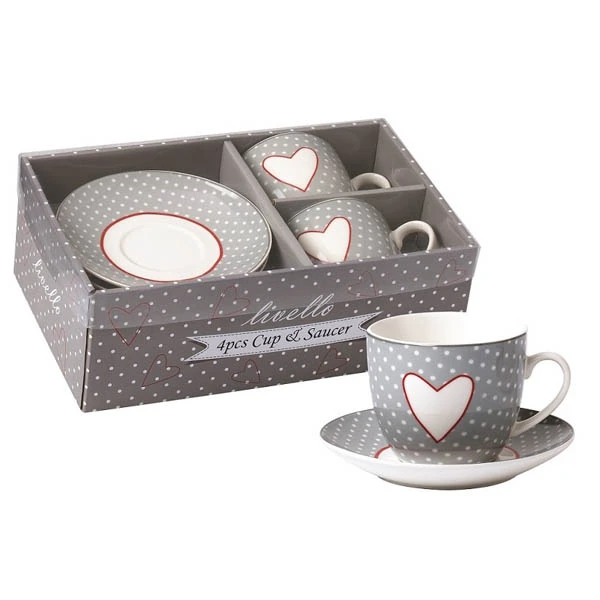 TOM-KPL. FILIŻANEK+SPODEK 2+2 250ML CR2-29