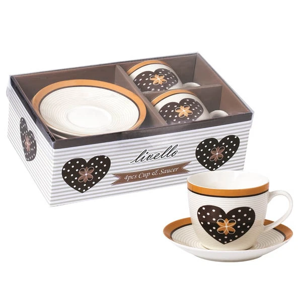 TOM-KPL. FILIŻANEK+SPODEK 2+2 250ML CR2-33