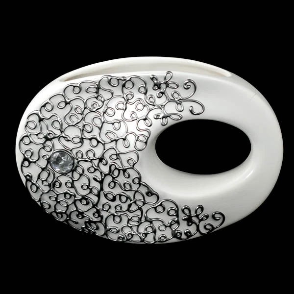 CERKAM-WAZON MEDUZA *DECOR SREBRO* C-030DS