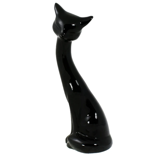 CER-KOT LISEK MAŁY *SZKLIWO CZARNE* C-783SZK