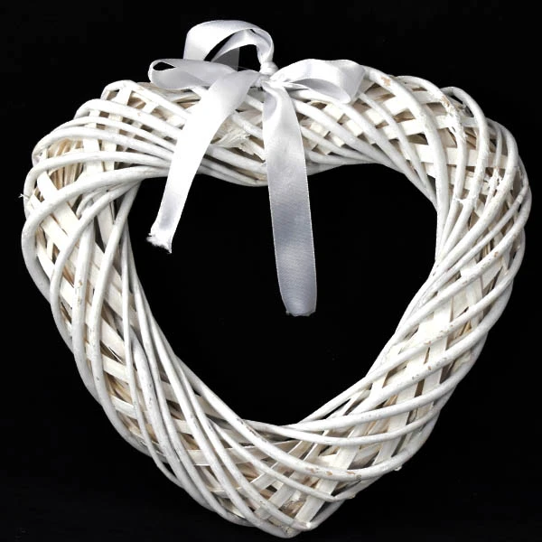 DM-DEKORACJA WIKLINOWA SERCE GRUBE  XL HP276