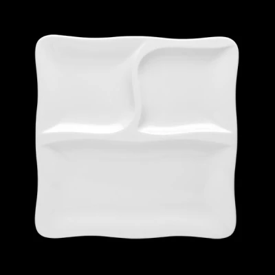 LUB-TALERZ PŁYTKI KWADRAT DZIELONY 280 GOURMET 0000