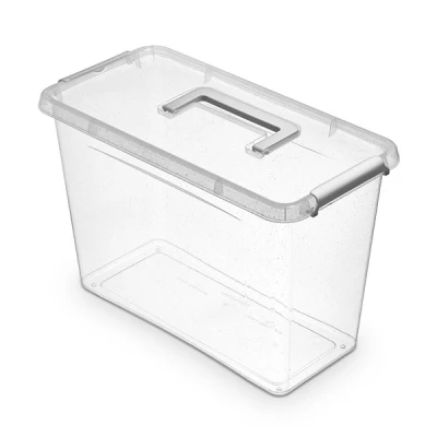 POJEMNIK *NANO BOX JONY SREBRA* Z RĄCZKĄ 13L Z/P 1433