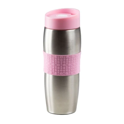 DAJ-KUBEK TERMICZNY 0,4L *RÓŻOWY* 99597