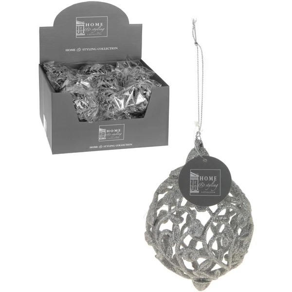 NL-BOMBKA 12CM SREBRO