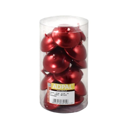 ADPAL-ŚWIECA DYSK 22/45 A'15 TUBUS METALIK CZERWONA