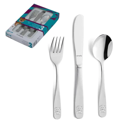 AMEFA-KPL. SZTUĆCÓW DZIECIĘCY 3EL.*TEDDY BEAR* 0024