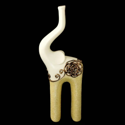 CER-SŁOŃ MODERN CHUDY MAŁY *1/2 RÓŻA-KREM* C-336-1/2R