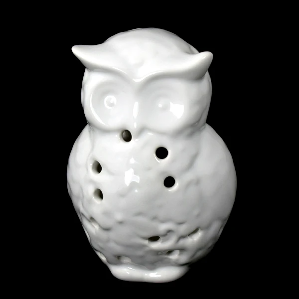 CER-SOWA AŻUROWA *SZKLIWO BIAŁE* C-595SZB