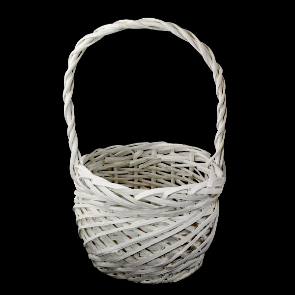 ORIS-KOSZYK WIKLINOWY TX2022-085 ŚREDNI BIAŁY