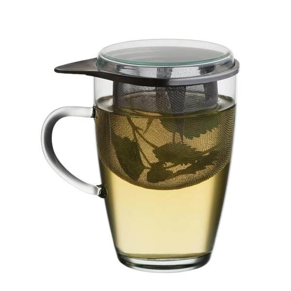 SAB-KUBEK SZKLANY 0,35 ŻARO Z ZAPARZACZEM *179*