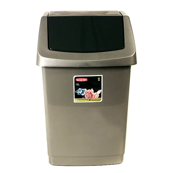 TAD-KOSZ NA ŚMIECI PLASTIK  50L SZARY Z/P