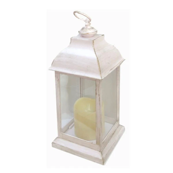 TOM-LATARNIA LED 13,5*13,5*30CM LRN07 W BIAŁA