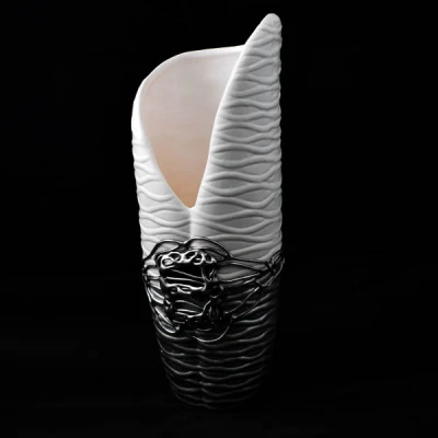 CER-WAZON RĘKAW MAŁY *DEKOR 1/2 SREBRO* C-606-1/2S