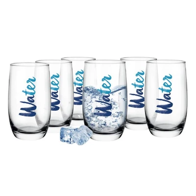 GLA-6 SZKLANEK 320ML *WATER*