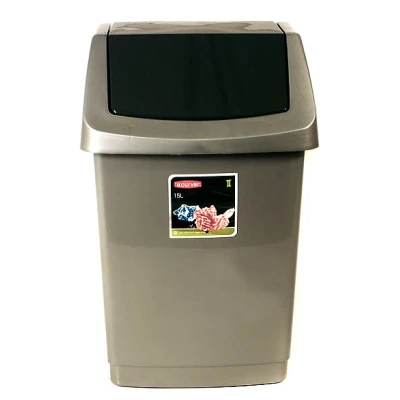 TAD-KOSZ NA ŚMIECI PLASTIK  50L SZARY Z/P