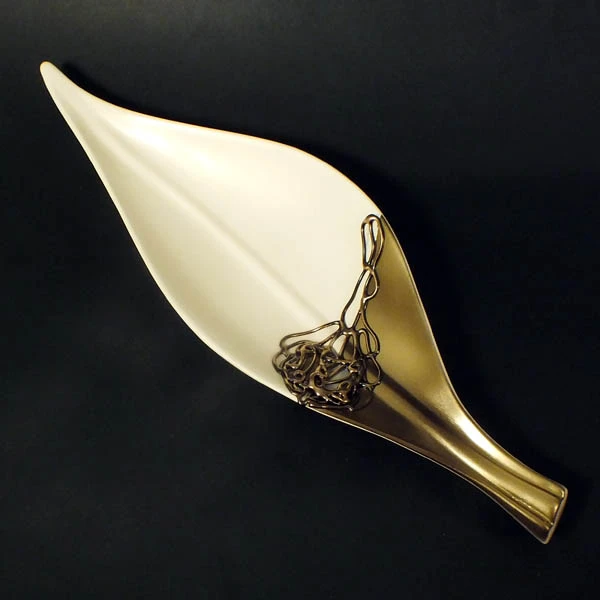 CER-LIŚĆ DUŻY *DECOR 1/2 ZŁOTO* C-258-1/2Z